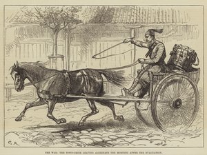 الحرب ، بلدة Crier تغادر Alexinatz في الصباح بعد الإخلاء